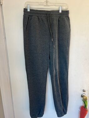 Men's Charcoal Gray Jogger Sweatpants